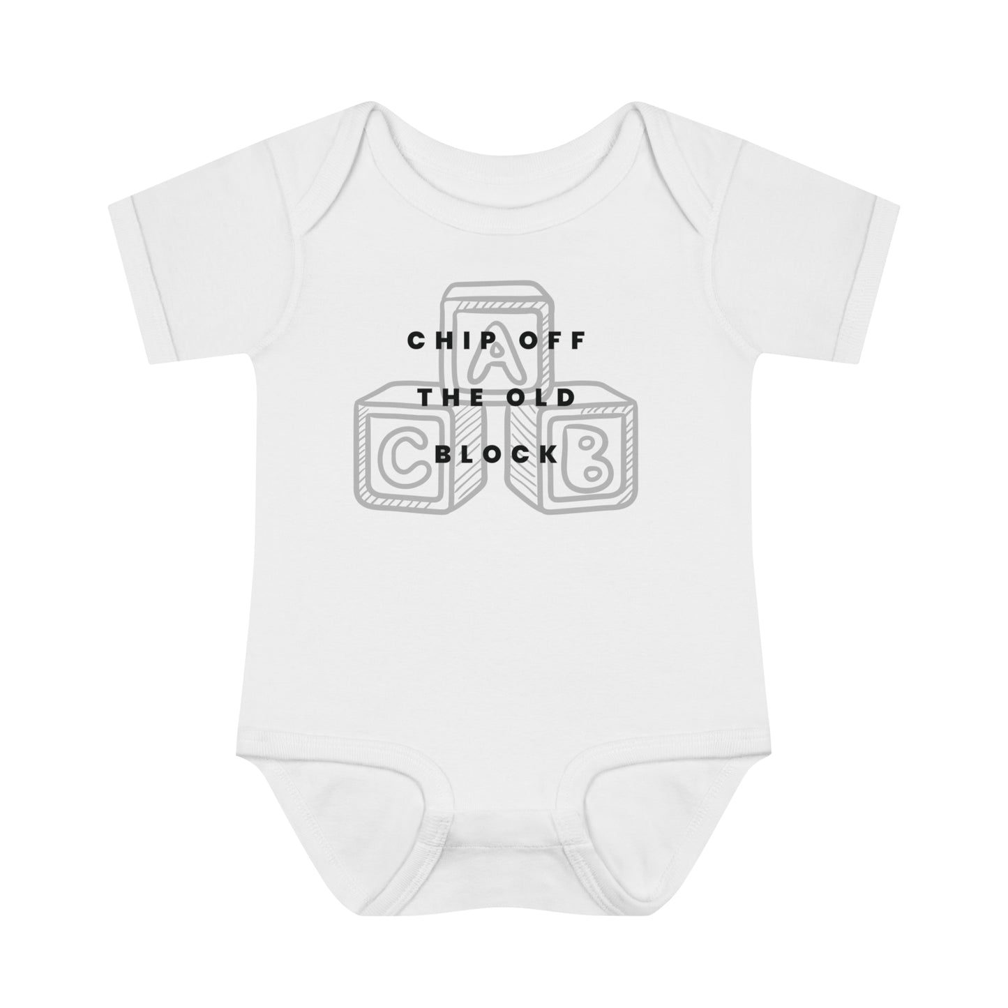 CHIP OFF THE OLD BLOCK Onesie