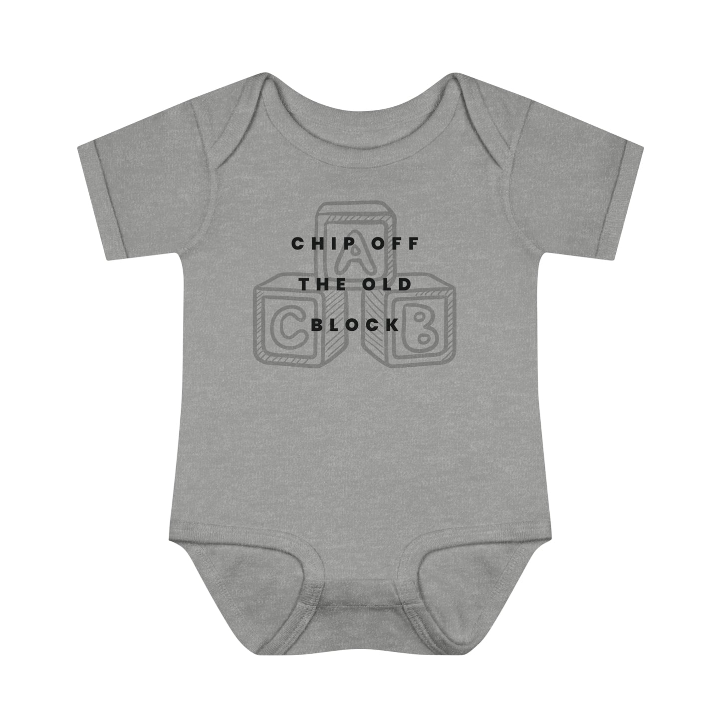 CHIP OFF THE OLD BLOCK Onesie